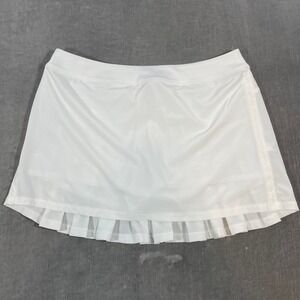 Vineyard Vines Womens XL‎ Performance White Tennis Skirt Skort Built-in Shorts